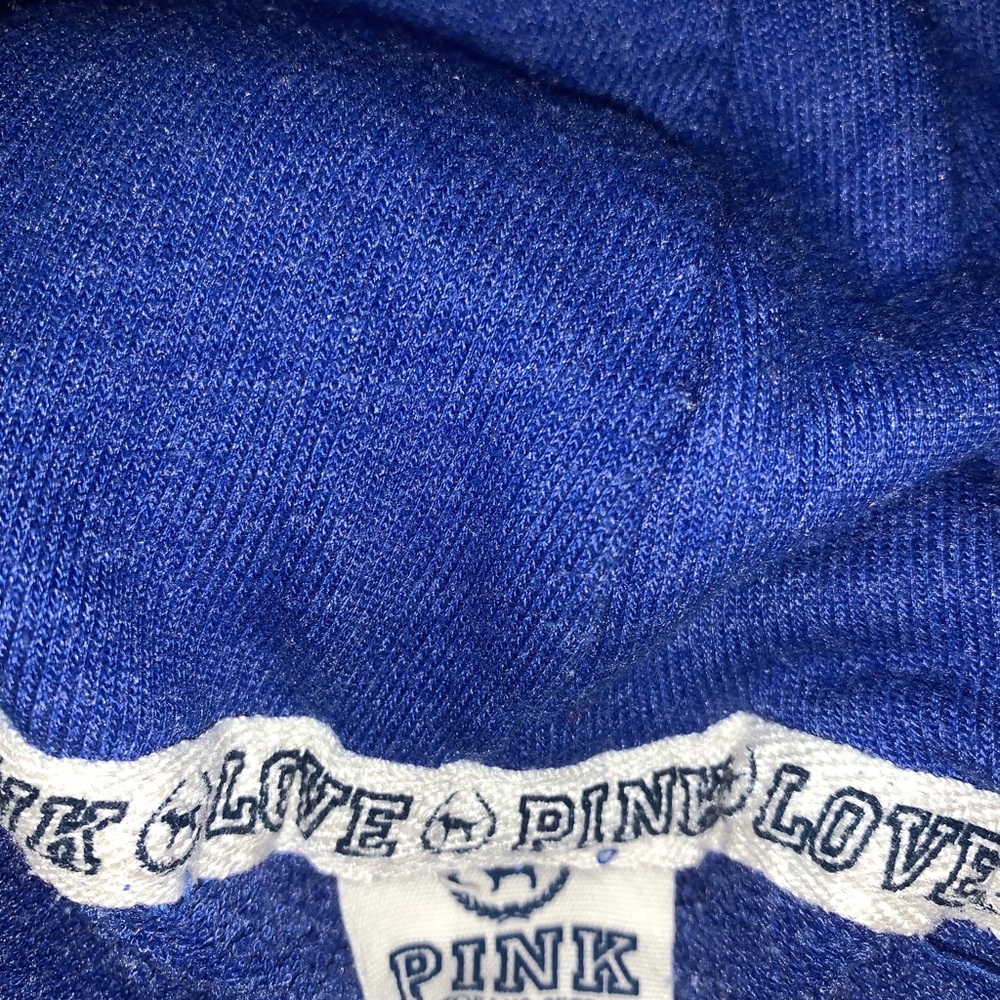 PINK blue hoodie
